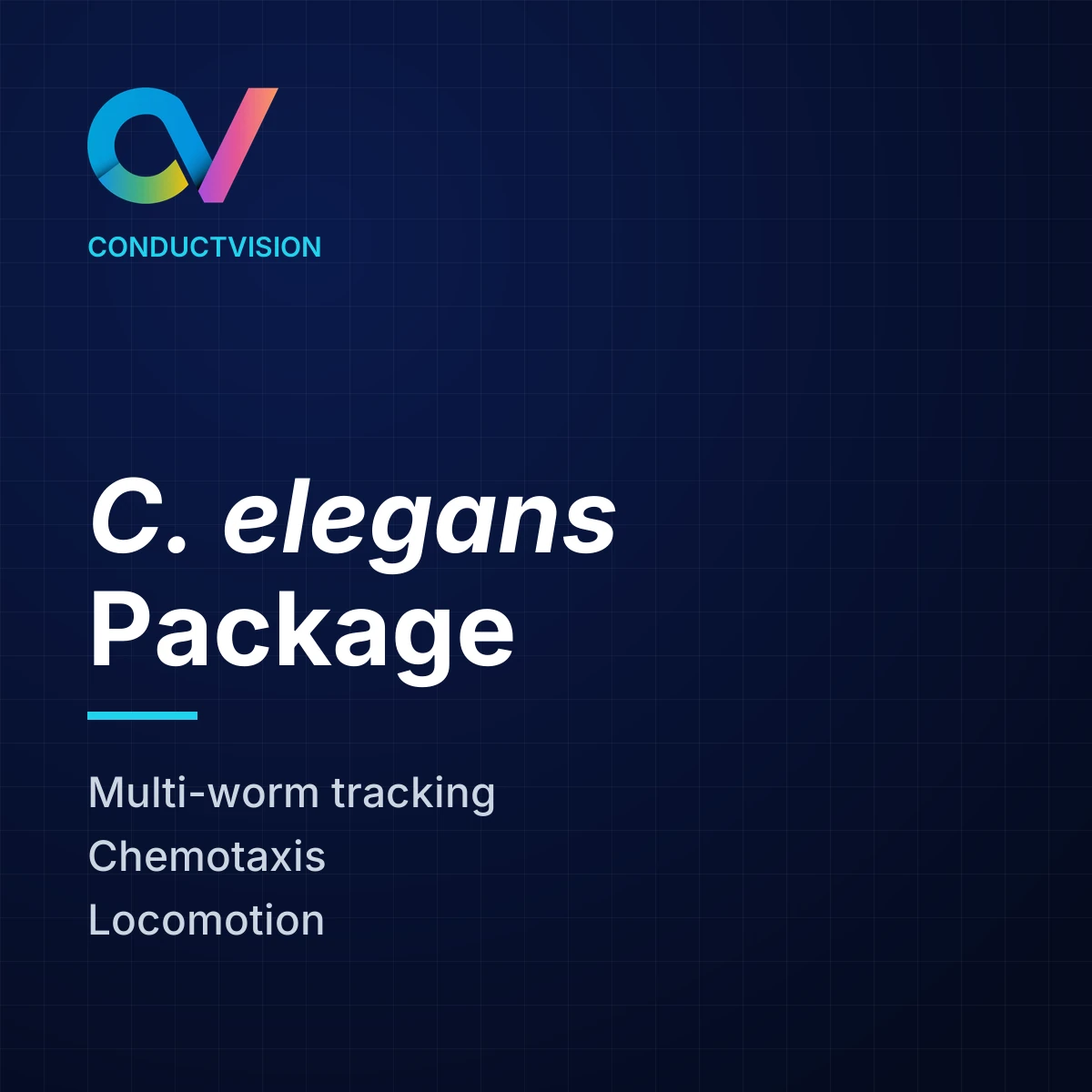 C. elegans Package: Multi-worm tracking, Chemotaxis, Locomotion