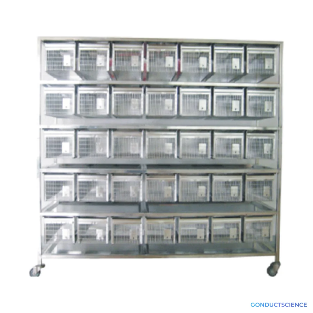 Large Stainless Steel Rat Cage Rack
