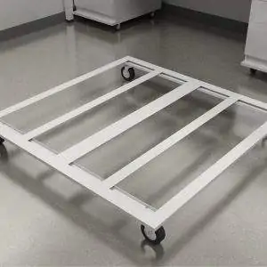 Steel Frame with Casters
