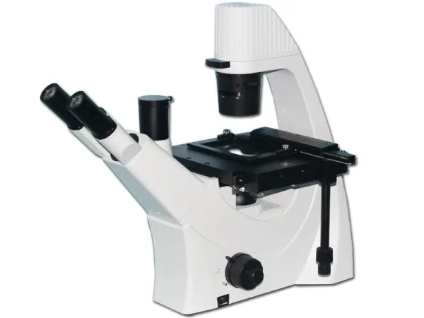 Trinocular Phase Contrast Digital Inverted Microscope with LCD  Display Screen - Image 3
