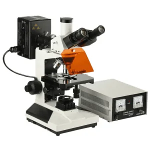 Trinocular Mercury LampFluorescence Microscope